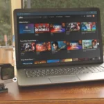 Plex trên máy tính Windows với giao diện Plex Media Server đang hoạt động, hiển thị thư viện phim và chương trình TV