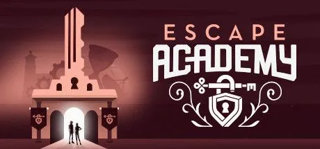 Poster game Escape Academy phong cách phòng thoát hiểm độc đáo