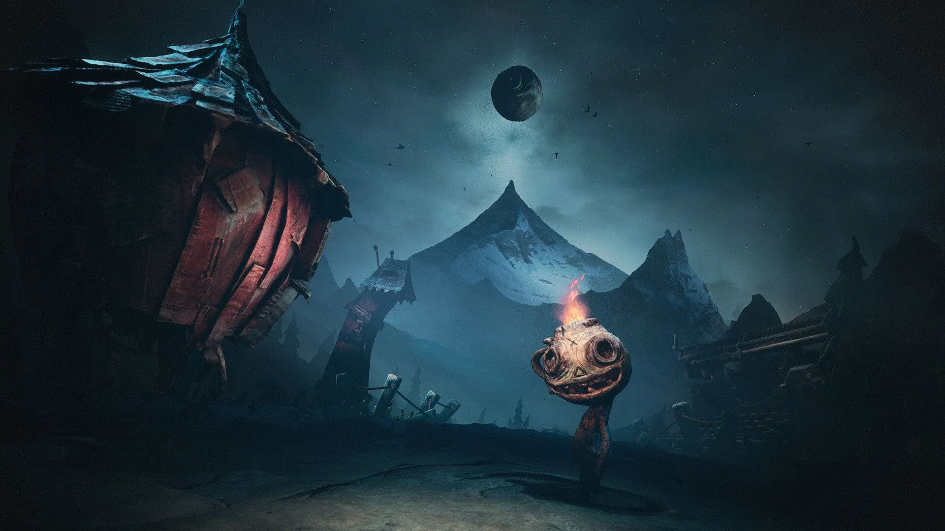 Potboy, người bạn đồng hành hình chiếc nồi với ngọn lửa, trong game The Midnight Walk