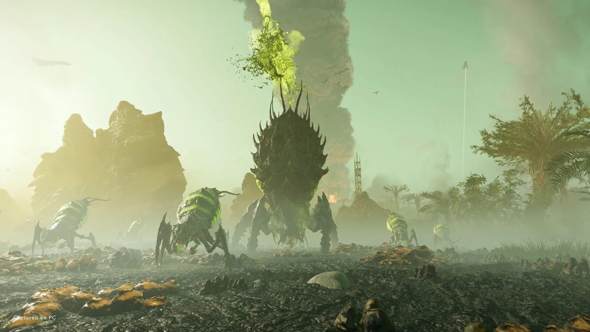 Quái vật bọ ngoài hành tinh trong game Helldivers 2