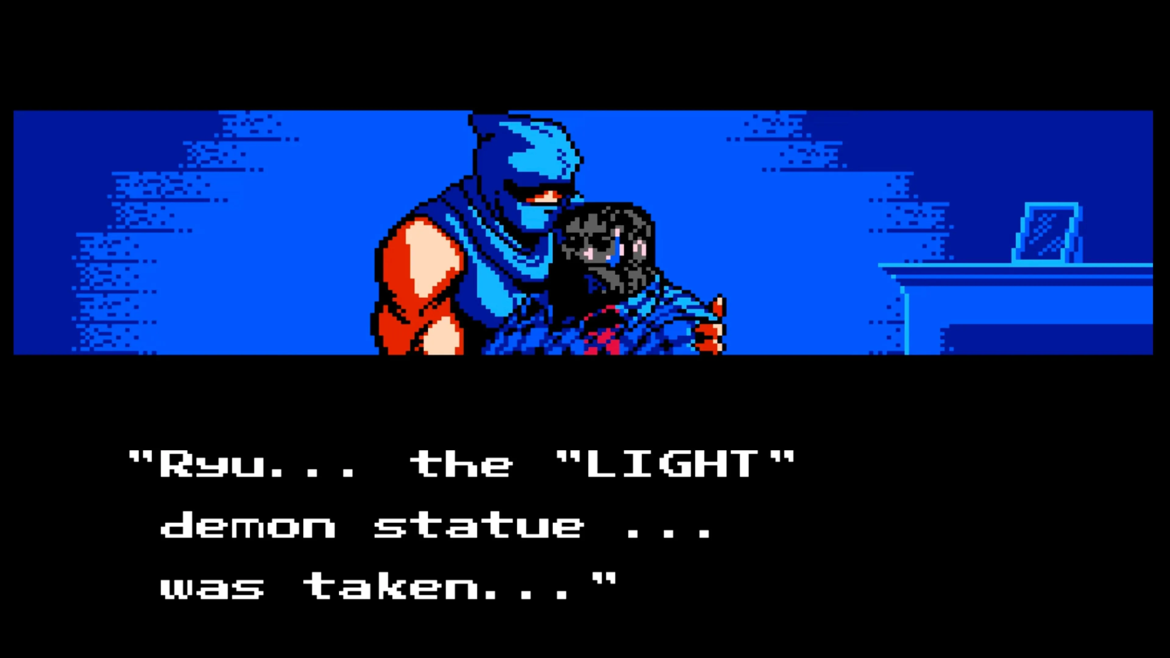 Ryu Hayabusa sử dụng đòn tấn công đặc biệt trong Ninja Gaiden, với hiệu ứng hình ảnh rõ rệt