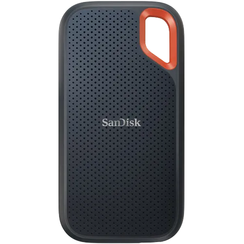 SanDisk Extreme Portable SSD 2TB màu đen bền bỉ với tốc độ cao