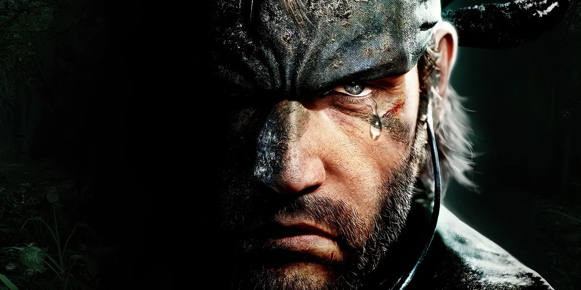 Snake với biểu cảm đau đớn trong Metal Gear Solid Delta: Snake Eater