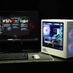 Tháp PC gaming HP Omen 35L với đèn RGB ấn tượng, minh họa một dàn máy chơi game không nhất thiết phải quá đắt đỏ