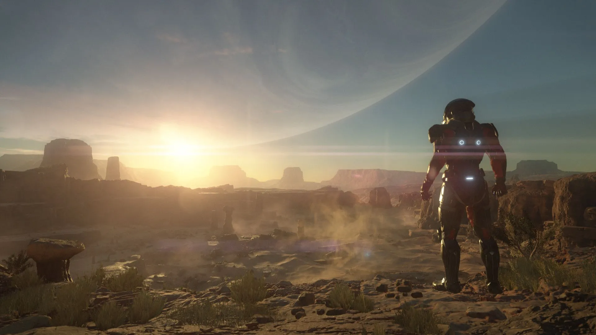 Thế giới mở rộng lớn và tuyệt đẹp trong game Mass Effect Andromeda