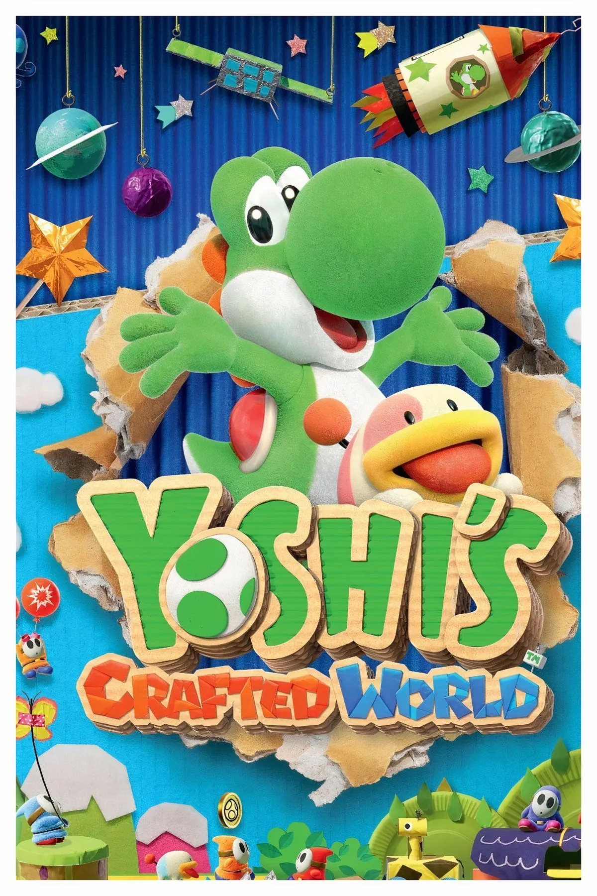 Thế giới thủ công đầy sáng tạo trong game Yoshi's Crafted World