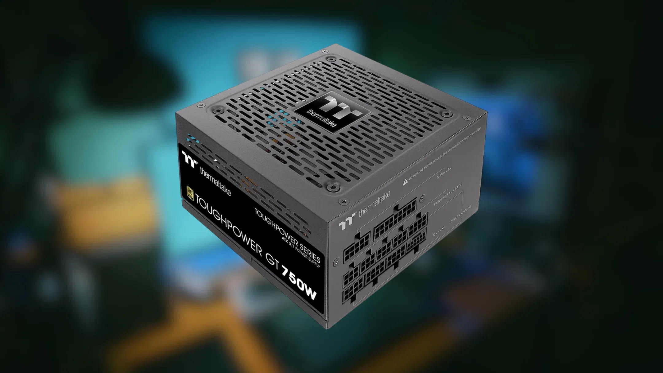Thiết kế và các cổng kết nối của nguồn Thermaltake Toughpower GT 750W