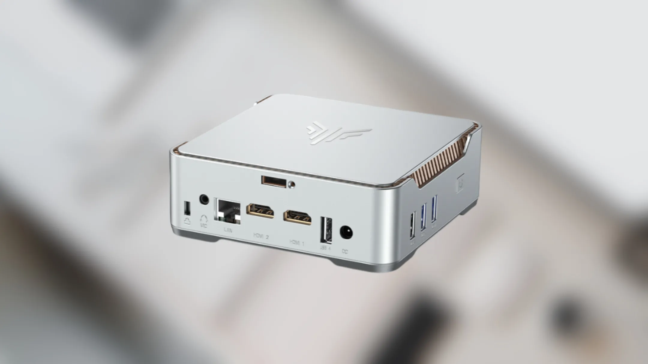 Thiết kế và cổng kết nối của mini PC KAMRUI GK3Plus
