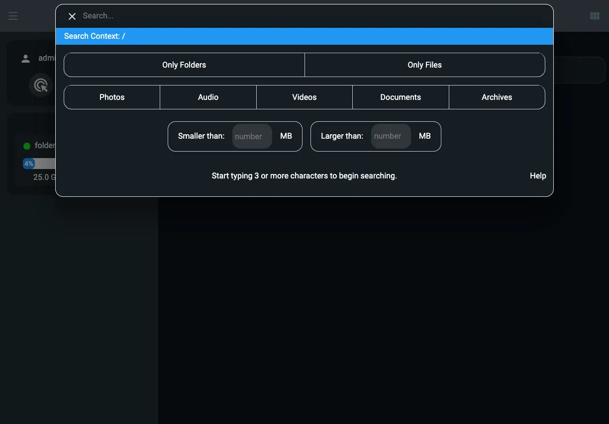 Tìm kiếm file cực nhanh và hiệu quả với FileBrowser Quantum