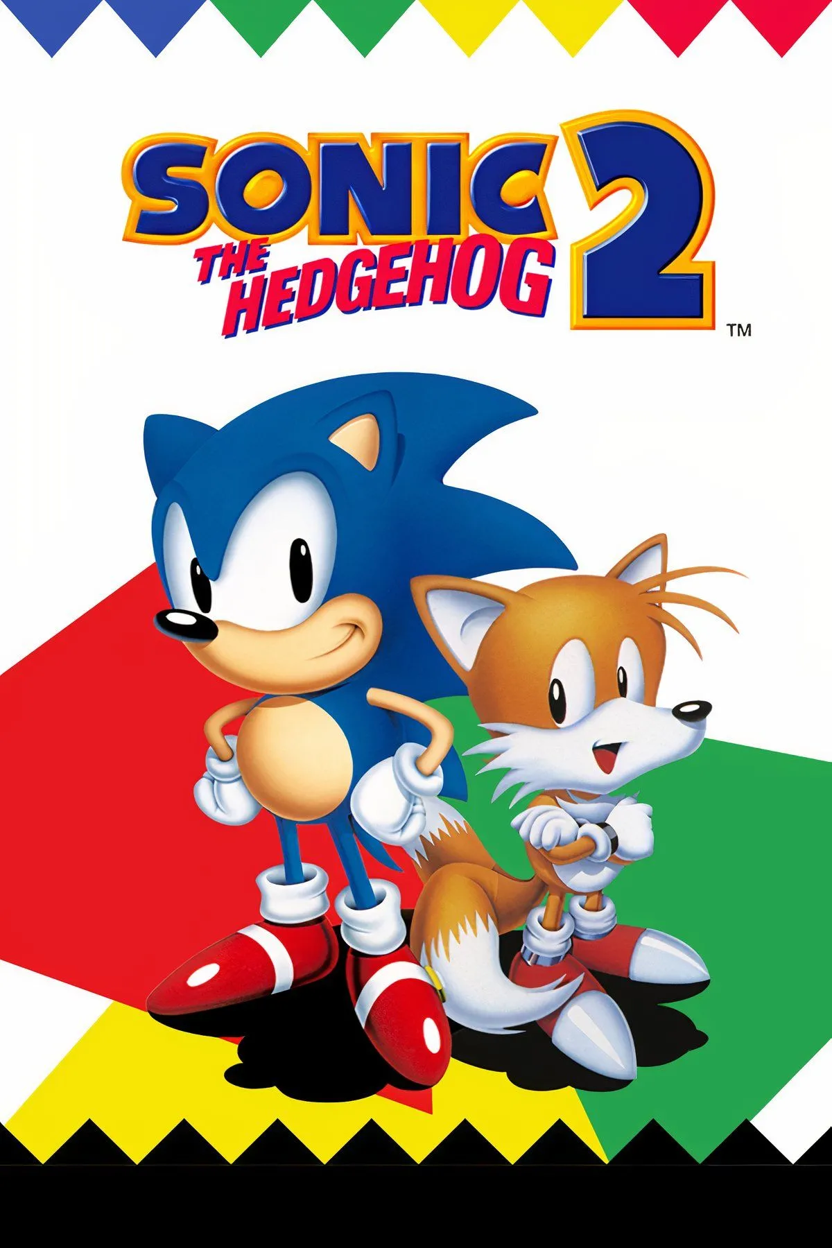Tổng hợp các cảnh gameplay của Sonic the Hedgehog 2, bao gồm Sonic và Tails đang chạy tốc độ cao qua các màn chơi