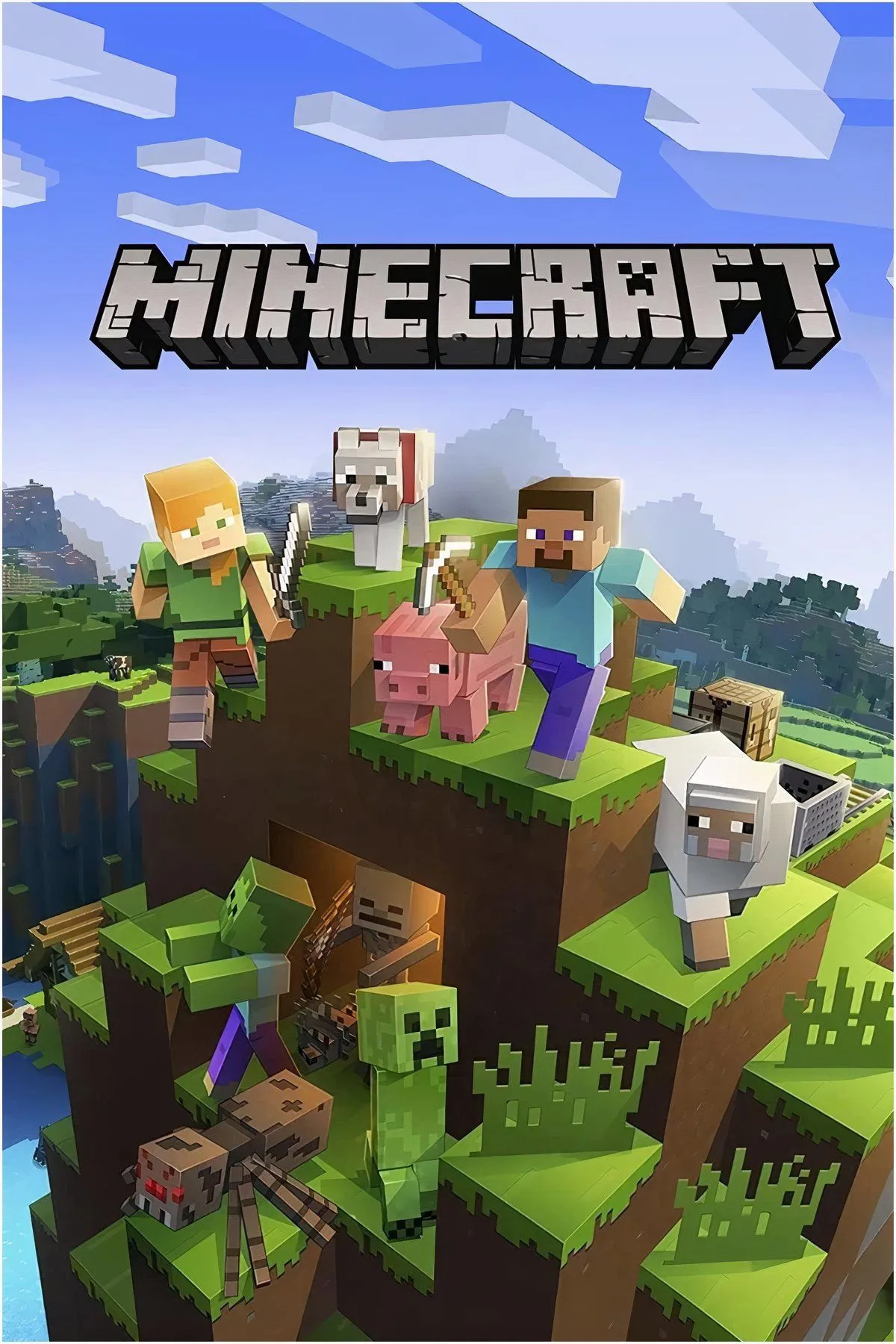 Tổng hợp các cảnh quan và hoạt động đa dạng trong thế giới game Minecraft rộng lớn
