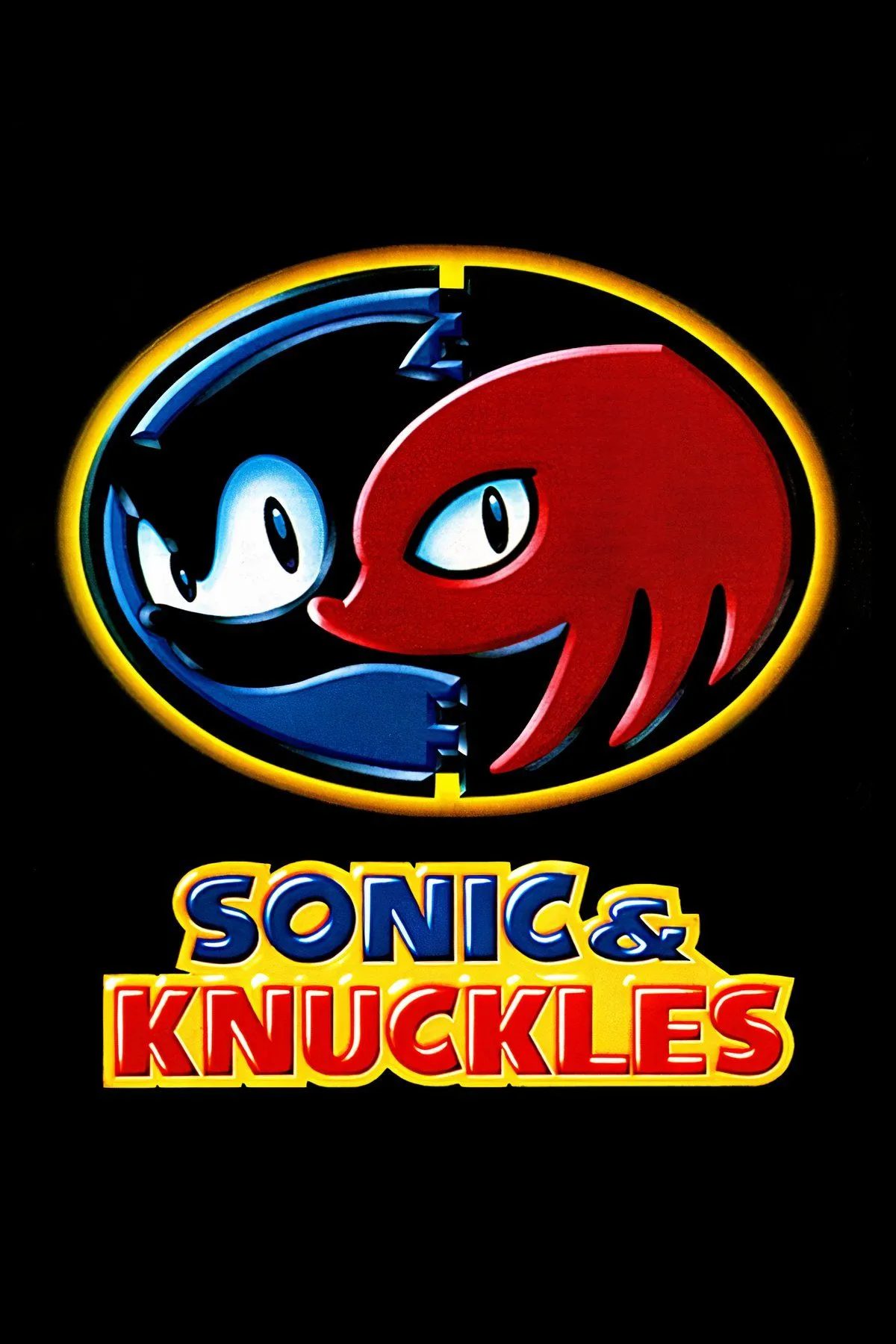 Tổng hợp các hình ảnh gameplay từ Sonic 3 &amp; Knuckles, bao gồm Sonic, Tails và Knuckles trong các màn chơi đầy màu sắc