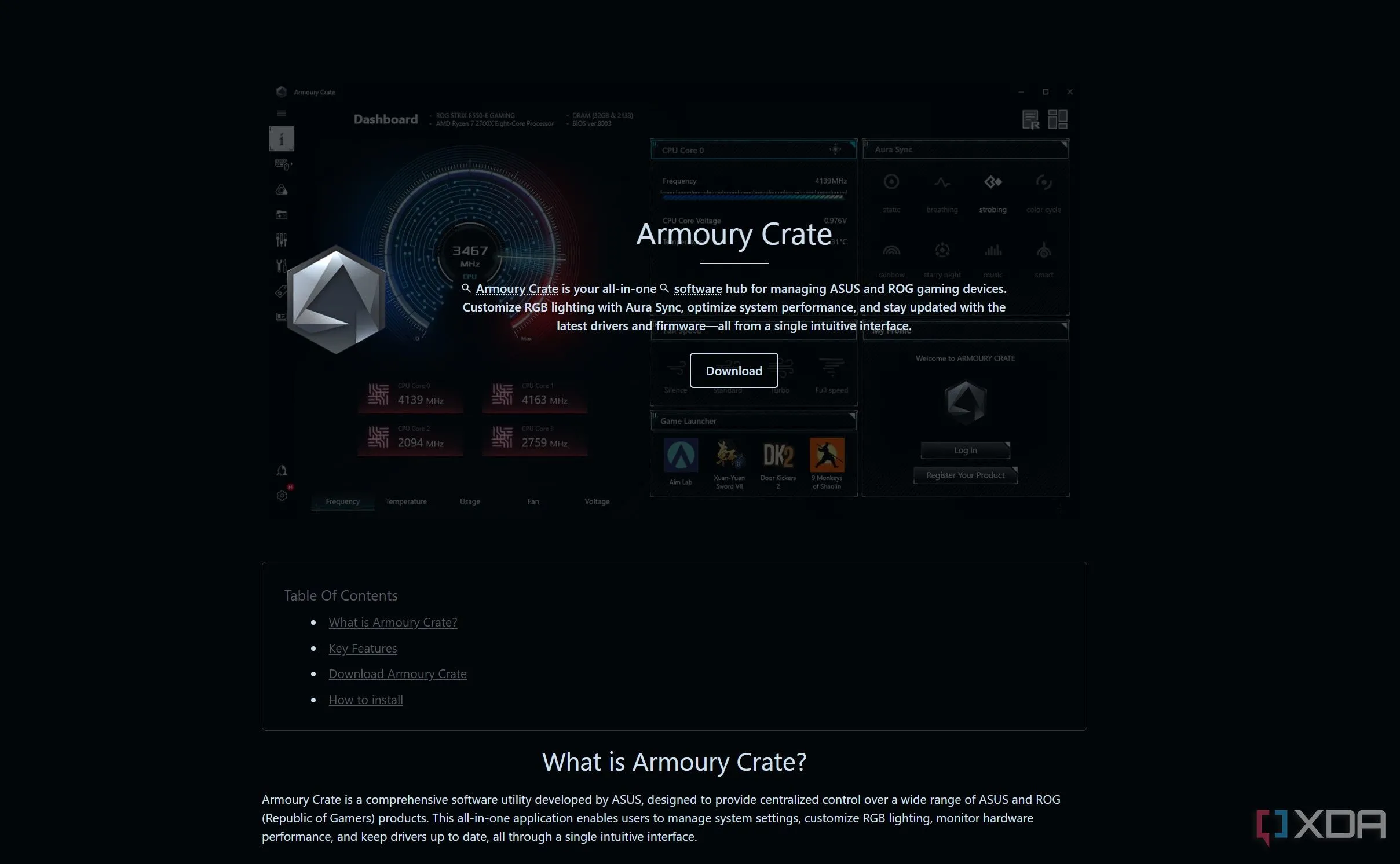 Trang web giả mạo cung cấp bản tải xuống ứng dụng Armoury Crate của ASUS không chính thống, tiềm ẩn nguy cơ chứa mã độc CoffeeLoader.