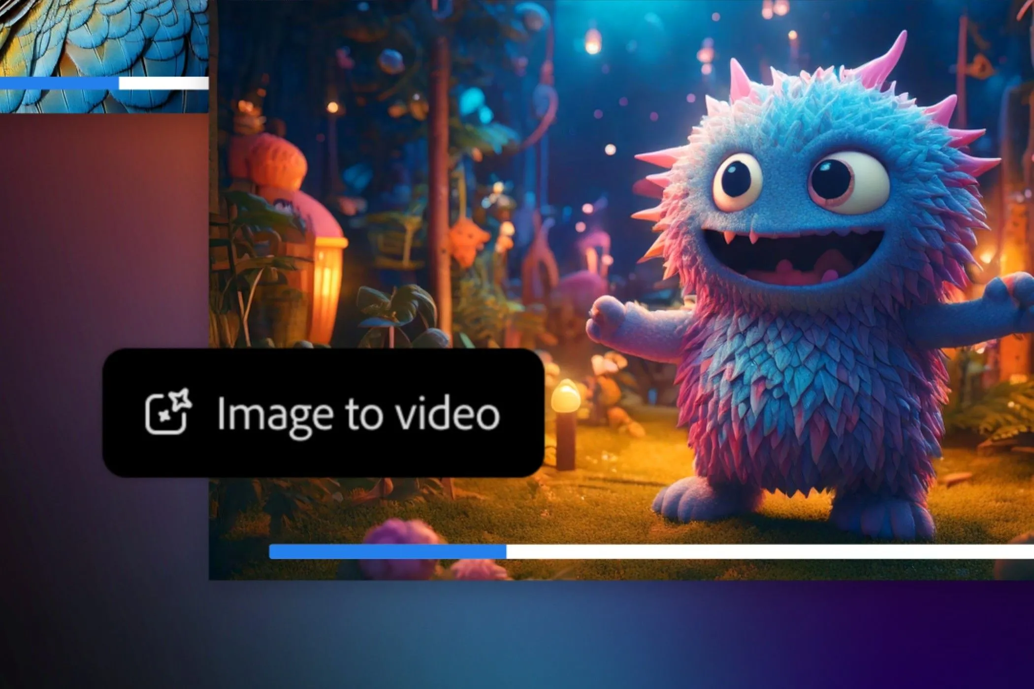 Video người ngoài hành tinh nhảy múa, minh họa khả năng điều chỉnh chuyển động camera trong Adobe Firefly.