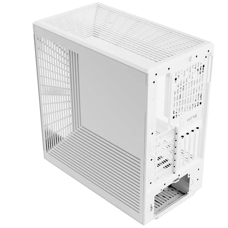 Vỏ case HYTE Y40 Snow White Edition với giá đỡ GPU dọc tích hợp