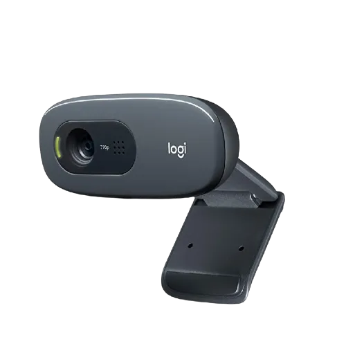 Webcam Logitech C270 với logo Logitech nổi bật, thiết bị lý tưởng cho Nintendo Switch 2