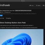 Windhawk mod hiển thị màn hình nền khi di chuột vào thanh tác vụ Windows 11