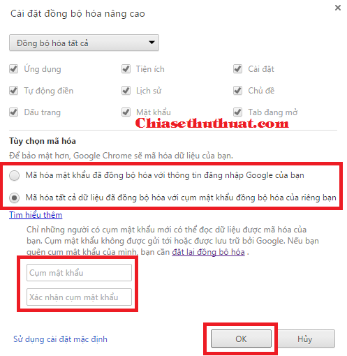 Hướng dẫn cách đồng bộ hóa Google Chrome với tài khoản Gmail