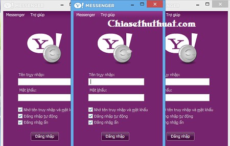 Chat nhiều nick Yahoo Messenger