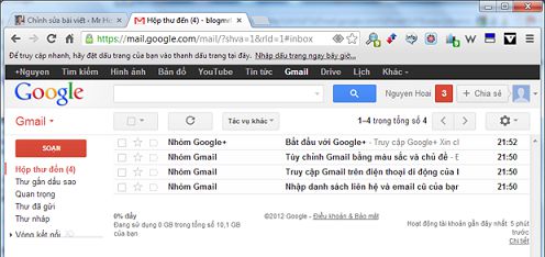 Đăng ký Gmail, lập tài khoản Gmail tiếng Việt mới nhanh nhất