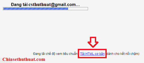 Cách chuyển sang giao diện HTML của Gmail