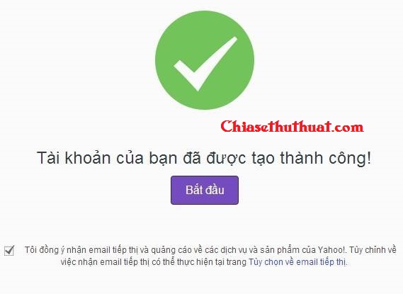 Đăng ký Yahoo, tạo lập tài khoản Yahoo tiếng Việt